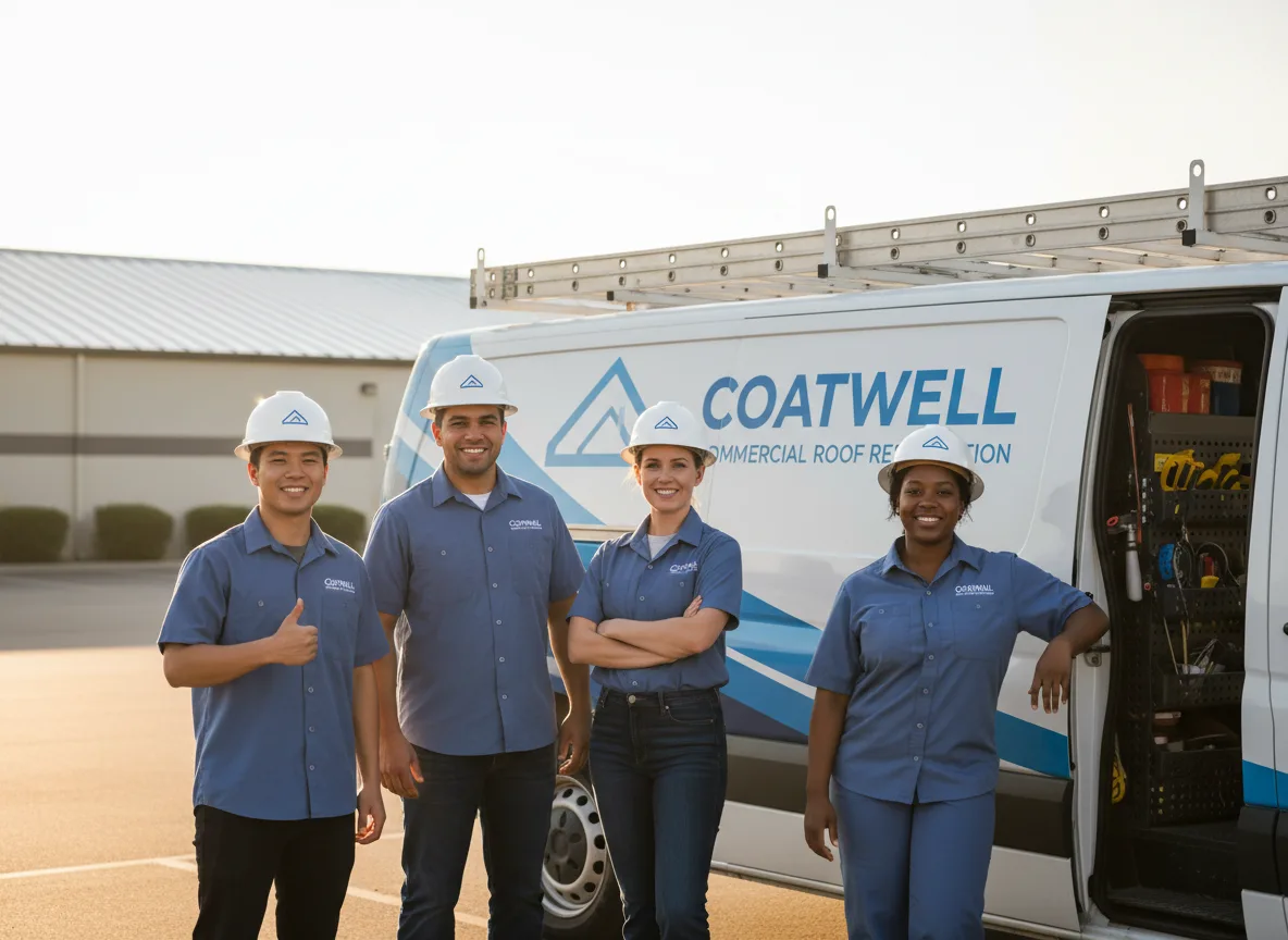 Commercial roof coating company in George, WA